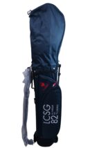 le coq sportifスタンド式キャディバッグ紺7.5型 47インチ対応 2.0kgQQBSJJ11GJ