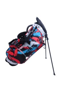DESCENTE(デサント) 【万美コレクション】オリジナルプリントキャディバッグ(スタンド式) 3.4kg/9型/4分割/47インチ対応 DQBTJJ04【2022年モデル】