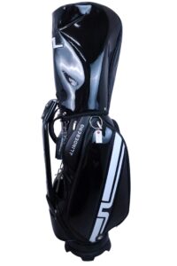 J.LINDEBERG(ジェイ リンドバーグ) エナメルキャディバッグ 黒 6口 JL-020